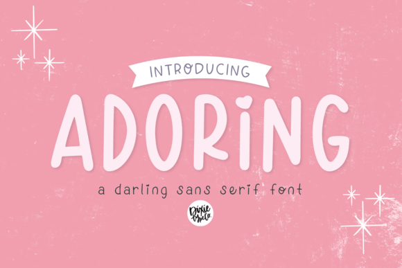 Adoring: A Charming Handwritten Font for Editorial Design