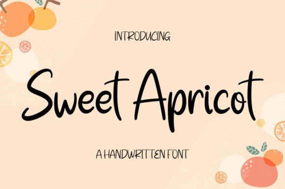 Bring Charm to Your Creations with Sweet Apricot Font