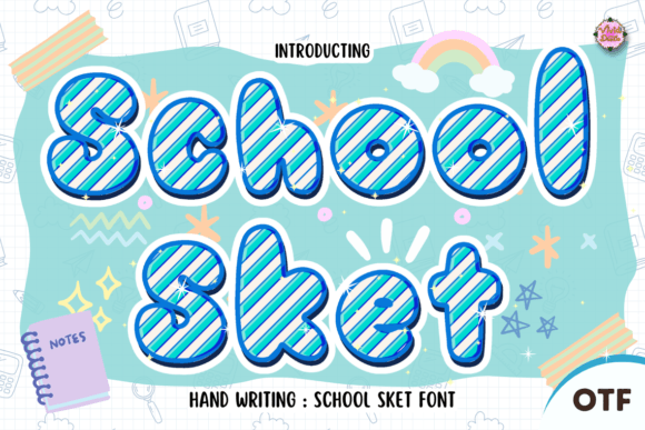 Bring Festive Charm to Your Creations with School Sket Font