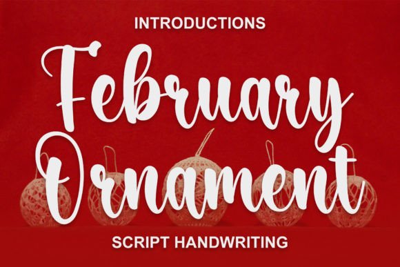 Bring Magic to Your Creations with February Ornament Font