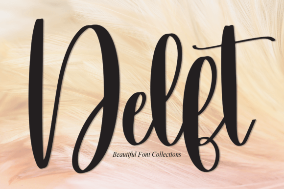 Discover Delft: A Modern Handwritten Font for Creative Branding