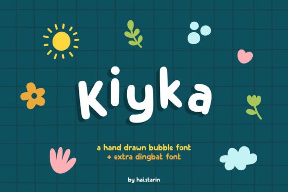 Discover Kiyka: A Charming Hand-Drawn Font for Editorial Design