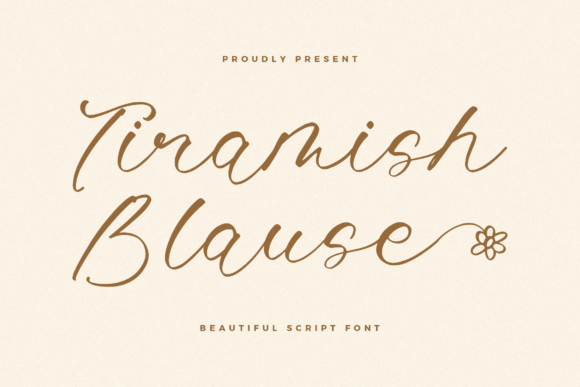 Discover Tiramish Blause: A Versatile Script Font for Creative Projects
