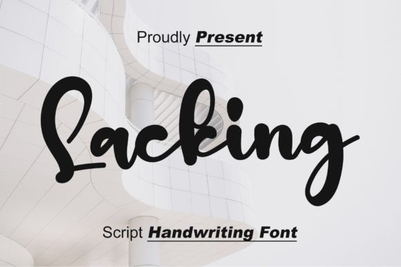 Elevate Your Brand with Lacking: A Delicate Handwritten Typeface
