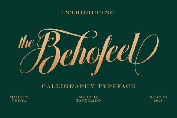 Elevate Your Web Design with Behofeel Font