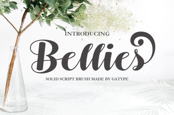 Enhance Your Brand with Bellies: A Sweet Calligraphic Font