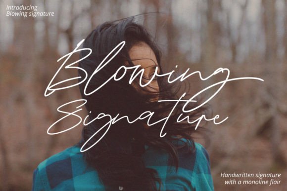 Enhance Your Brand with Blowing Signature Font