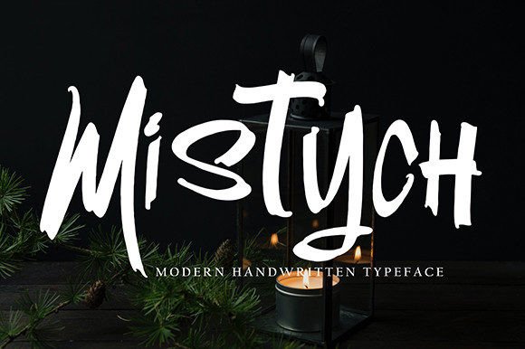 Enhance Your Brand with Mistych: A Stylish Handwritten Font