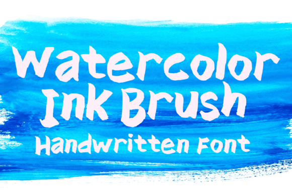 Enhance Your Brand with Watercolor Ink Brush Font
