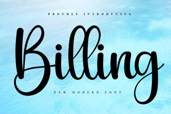 Explore Billing: A Sweet and Friendly Handwritten Font