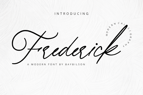 Frederick: A Versatile Font for Elegant Campaign Designs