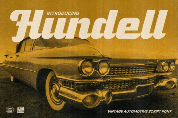 Hundell: A Premium Script Font for Distinctive Web Design