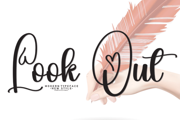 Look Out: A Stylish Script Font for Polished Branding