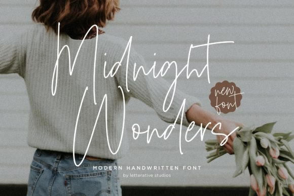 Midnight Wonders: A Dazzling Script Font for Web Design