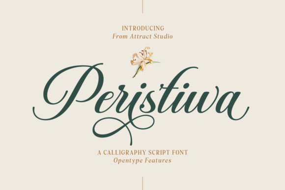Peristiwa: A Vintage-Script Font for Makers and Creators