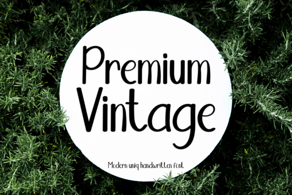Premium Vintage: A Versatile Handwritten Font for Editorial Design