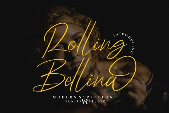 Rolling Bellina: A Charming Font for Your Brand