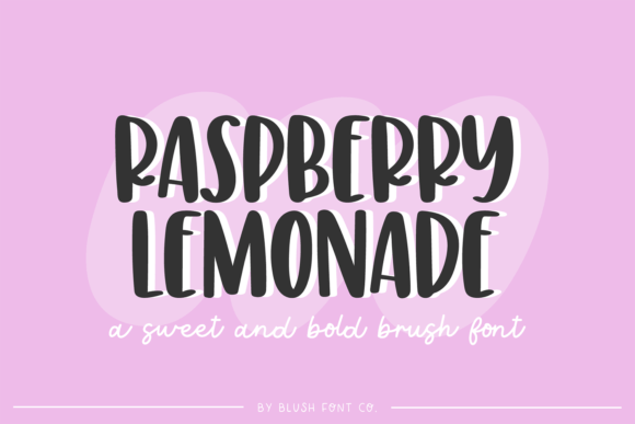 Transform Your Brand with Raspberry Lemonade Font
