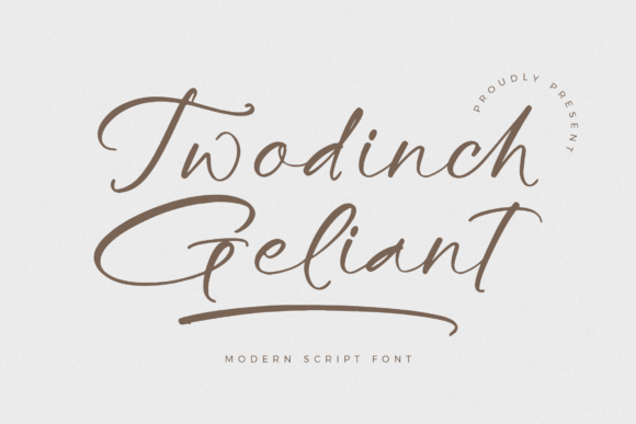 Twodinch Geliant: The Perfect Script Font for Your Brand