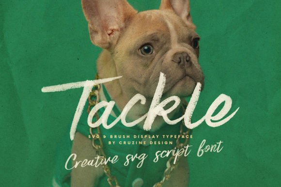 Unleashing Creativity with Tackle: A Bold Brush Script Font