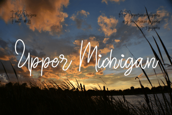 Upper Michigan: A Charming Handwritten Font for Crafters