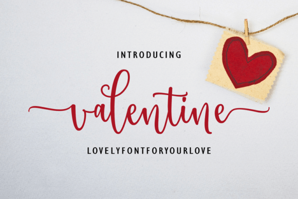 Valentine Love: A Charming Font for Creative Makers