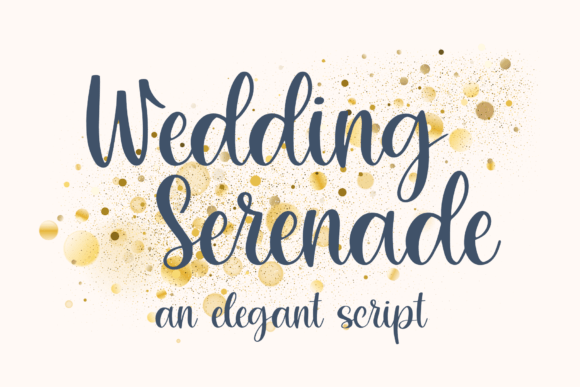 Wedding Serenade: The Perfect Script Font for Handmade Creations